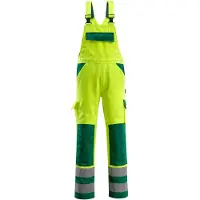 Mascot Barras Latzhose mit Knietaschen SAFE COMPETE Hi-vis Gelb / Grün 56 - 07169-470-1703-82C56 - Hi-vis Gelb / Grün