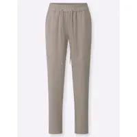 Casual Looks Schlupfhose , Damen, Gr. 44, Normalgrößen, beige (taupe), 100% Lyocell, unifarben, Hosen Schlupfhose