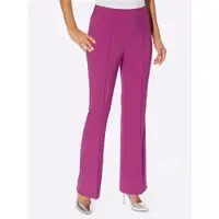Lady Webhose , Damen, Gr. 44, Normalgrößen, pink (magenta), 63% Polyester, 34% Viskose, 3% Elasthan, unifarben, lang, Hosen Webhose