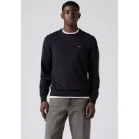 Levi's für Herren. A7207-0040 Leichter Housemark Pullover schwarz (S), Lässig, Baumwolle