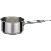 GSW Kasserolle "Le Chef", silber (silberfarben), H:10cm Ø:20cm, Töpfe, Kasserolle, Topf aus hochwertigem Edelstahl 18/10 in Gastro-Qualität