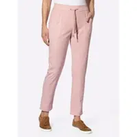 Casual Looks Cordhose , Damen, Gr. 52, Normalgrößen, beige (puder), 100% Polyester, unifarben, Hosen Cordhose