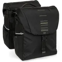 New Looxs Fahrradtasche, Doppelpack, Vigo Double MIK 2.0 - 40 Liter - 30 x 19 x 40 cm (2 Stück) - Schwarz-Grün