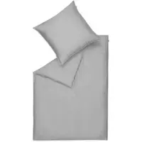 Schöner Wohnen Kollektion SCHÖNER WOHNEN-Kollektion Ganzjahresbettwäsche PURE 2.0 Dunkelgrau 2er Set (135x200 + 80x80)