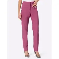 Création L Webhose , Damen, Gr. 42, Normalgrößen, lila (erika), 89% Polyester, 11% Elasthan, unifarben, Hosen Webhose
