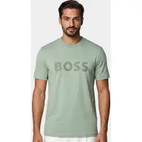 BOSS für Herren. 50553636 Relaxed Fit T-shirt grün (XL), Lässig, Baumwolle, Kurzarm