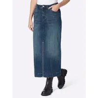 HEINE Jeansrock "Jeans-Rock Jeansrock", Damen, Gr. 40, blau, stone, washed, DenimJeansWeb, , Casual, Röcke Jeansrock