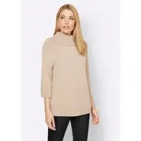 HEINE Rollkragenpullover in sand | Gr.: 50