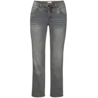Sheego Stretch-Jeans , Damen, Gr. 54, Normalgrößen, grau (grau denim), 98% Baumwolle, 2% Elasthan, unifarben, lang, Jeans Stretch-Jeans