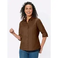 Witt Weiden Cord-Bluse in braun | Gr.: 52