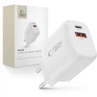Tech-Protect NCA30 PD 30W QC3.0 USB-A / USB-C Wandladegerät - Weiß