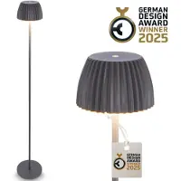 Briloner LED-Akku-Stehlampe Brilo unplugged Riffle, anthrazit
