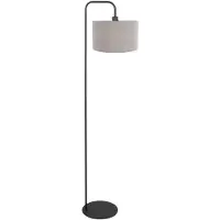 Mexlite Stehlampe - schwarz - Forma - metall textil - stehlampe - E27 - 4779ZW -