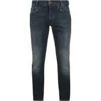 PME Legend Straight-Jeans "Commander 3.0 PTR180", Herren, Gr. 38, Länge 30, blau (rsd rinsed), Denim/Jeans, Obermaterial: 94% Baumwolle, 5% Polyester, 1% Elasthan, Jeans Straight-Jeans