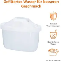 Amazon Basics Wasserfilterkartuschen, 6 Stück, passend für alle BRITA Systeme
