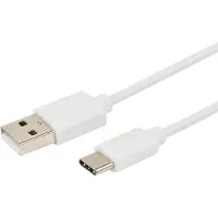 Erard 722444, 2 m, USB C, USB A, Weiß