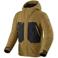 REV'IT! Revit Entropy H2O wasserdichte Motorrad Textiljacke, braun/schwarz, L