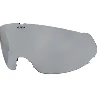 Alpina Ersatzvisier für Alto Q-Lite Visier-Skihelm (Farbe: 909 silver, für 59-63 cm)