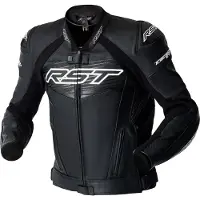 Rapid Suspension Technology RST Motorradjacke 103635 aus Leder, Weiß, AAA-, mit D3O Protektoren und Thermoweste
