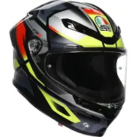 AGV K6 S Erazer Helm, grau/neon-gelb, S (55/56)