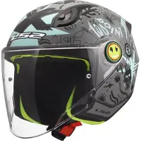LS2 Helmets Of622 Funny Ii Scribble Ece 22.06 Jethelm Junior