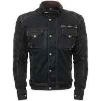 Bores Jacket Max Herren Wachsjacke Black-8XL