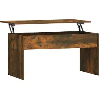 Syfax Couchtisch Räuchereiche 102x50,5x52,5 cm Holzwerkstoff