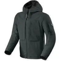 REV'IT! Revit Danforth H2O wasserdichte Motorrad Textiljacke, schwarz, S