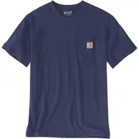Carhartt T-Shirt Dearborn Relaxed Pocket Herren Navy-XS