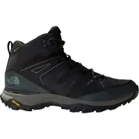 The North Face Wanderschuh "M HEDGEHOG MID GORE-TEX", Herren, Gr. 45, schwarz (tnf schwarz, asphalt grau), Synthetik, Schuhe Wanderschuh, wasserdicht GORE-TEX und Vibram Sohle