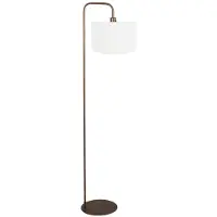 Steinhauer Stehlampe - bronze - Forma - metall textil - stehlampe - E27 - 4786BR -