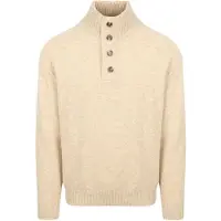 Steppin' Out Mocker Pullover Lammwolle Ecru