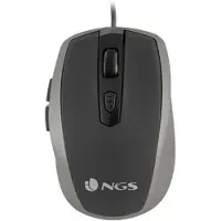 NGS Tick Silver, rechts, Optisch, USB Typ-A, 1600 DPI, Silber