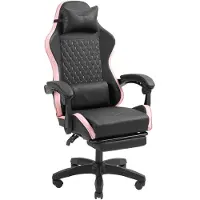 Mars Gaming MGC-X, PC-Gamingstuhl, 120 kg, Gepolsterter Sitz, Gepolsterte Rückenlehne, 190 cm, Schwarz