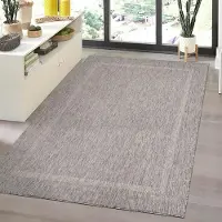 Ayyildiz Hali Ayyildiz Outdoor- und Terrassenteppiche Grau 240x340 cm Teppich, einfarbig, Teppich für Terrasse, Balkon und Küche, Polypropylen-Rückseite