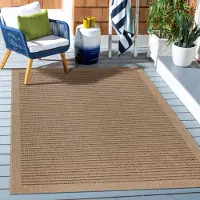Ayyildiz Hali Ayyildiz Outdoor- und Terrassenteppiche Schwarz 120x170 cm Teppich, Vintage-Design, geeignet für Terrasse, Balkon oder Küche, mit Polypropylen-Rückseite