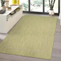 Ayyildiz Hali Ayyildiz Outdoor- und Terrassenteppiche Grün 80x250 cm Teppich, einfarbig, Teppich für Terrasse, Balkon oder Küche, Polypropylen-Rückseite