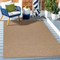 Ayyildiz Hali Ayyildiz Outdoor- und Terrassenteppiche Beige 80x250 cm Teppich, Vintage-Design, für Terrasse, Balkon oder Küche, Polypropylen-Rückseite
