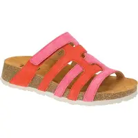 Think! Think KOAK Damenschuhe - bequeme Pantoletten rot Freizeit NEU