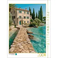 CALVENDO Puzzle, Punta San Vigilio – Mediterrane Eleganz am Gardasee | 2000 Teile, fertige Größe: 90 x 67 cm | Fotopuzzle für entspannte Stunden
