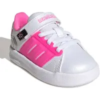 Adidas Unisex Baby Lightorama Court Infants Shoes, FTWR White/Lucid pink/Silver