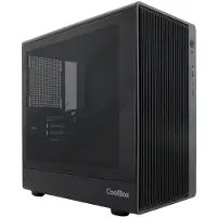 CoolBox COO-CHA-GM350-0, PC, Schwarz, Micro-ITX, micro ATX, 3.5,2.5"