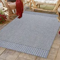 Ayyildiz Hali Ayyildiz Outdoor- und Terrassenteppiche Grau 120x170 cm Teppich im Vintage-Design, geeignet für Terrasse, Balkon oder Küche, mit Polypropylen-Rückseite