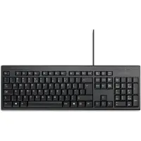 Kensington KB100 EQ, Volle Größe (100%), Kabelgebunden, Schwarz