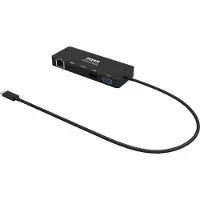 Port Designs 901909, Kabelgebunden, USB 3.2 Gen 1 (3.1 Gen 1) Type-C, 85 W, 10,100,1000 Mbit/s, Schwarz, 4K Ultra HD
