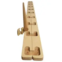 Bear On Bar BearOnBar – Komplettes Set aus robusten Trainingsgeräten aus Holz: Dip-Stange und Klimmzugstange bis 145 cm – 10-stufige Höhenverst. für Türrahmen