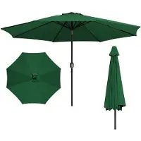 OEM Gartensonnenschirm 3,5 m abnehmbar – Schutz für Garten und Sitzecke, grün