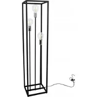 Light11 HOME Schwarze Metall-Stehlampe 130 Cm