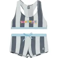Color Kids - Kid's Bikini AOP - Bikini Gr 134 grau