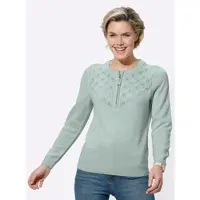 Witt Weiden Pullover in kalkmint-meliert | Gr.: 36